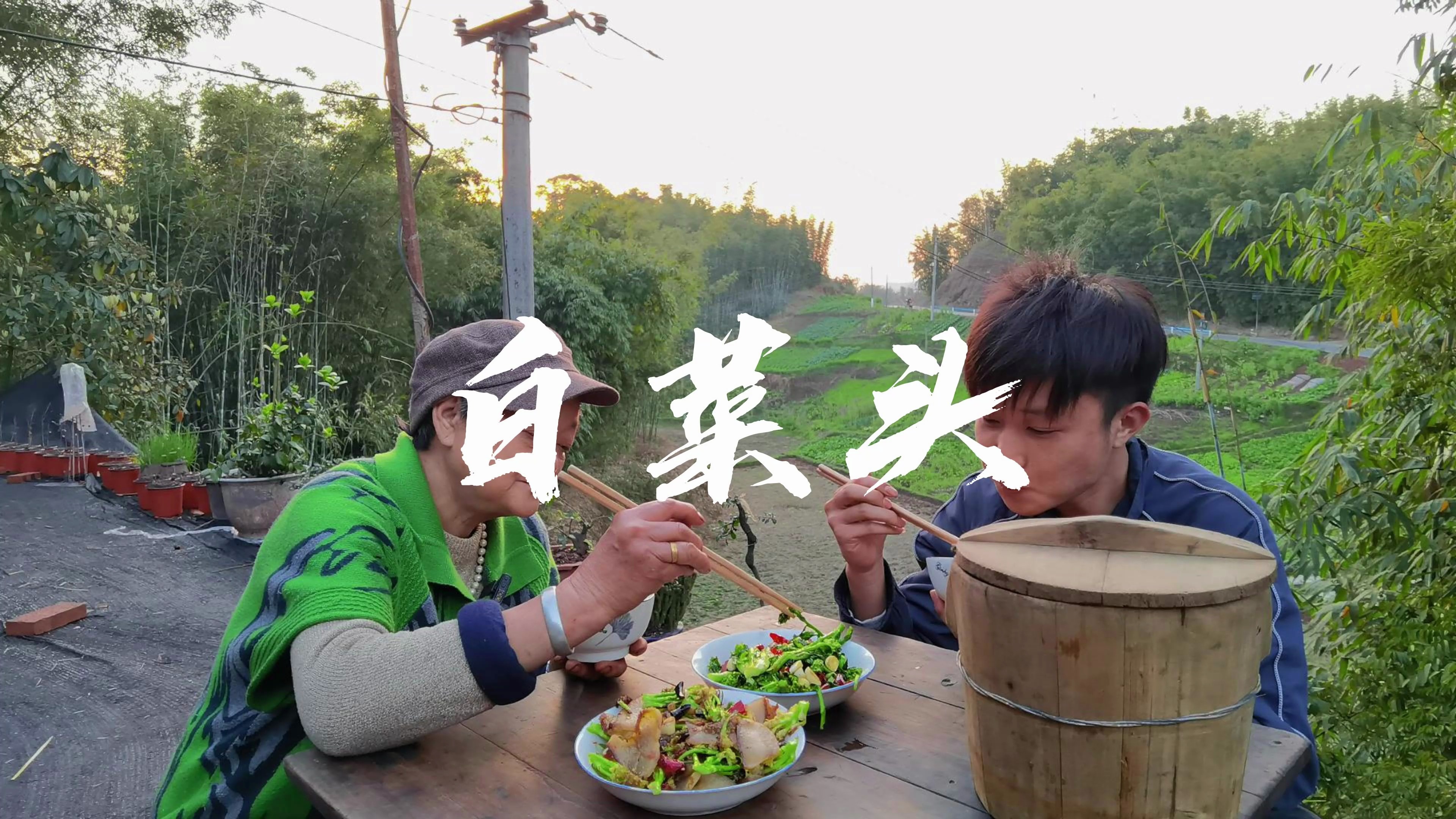 你们能分清油菜头和白菜头吗