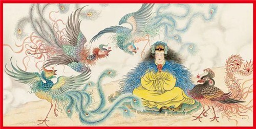 《山海经》中出现的西王母,并非野兽模样的怪物,而是一个大美人