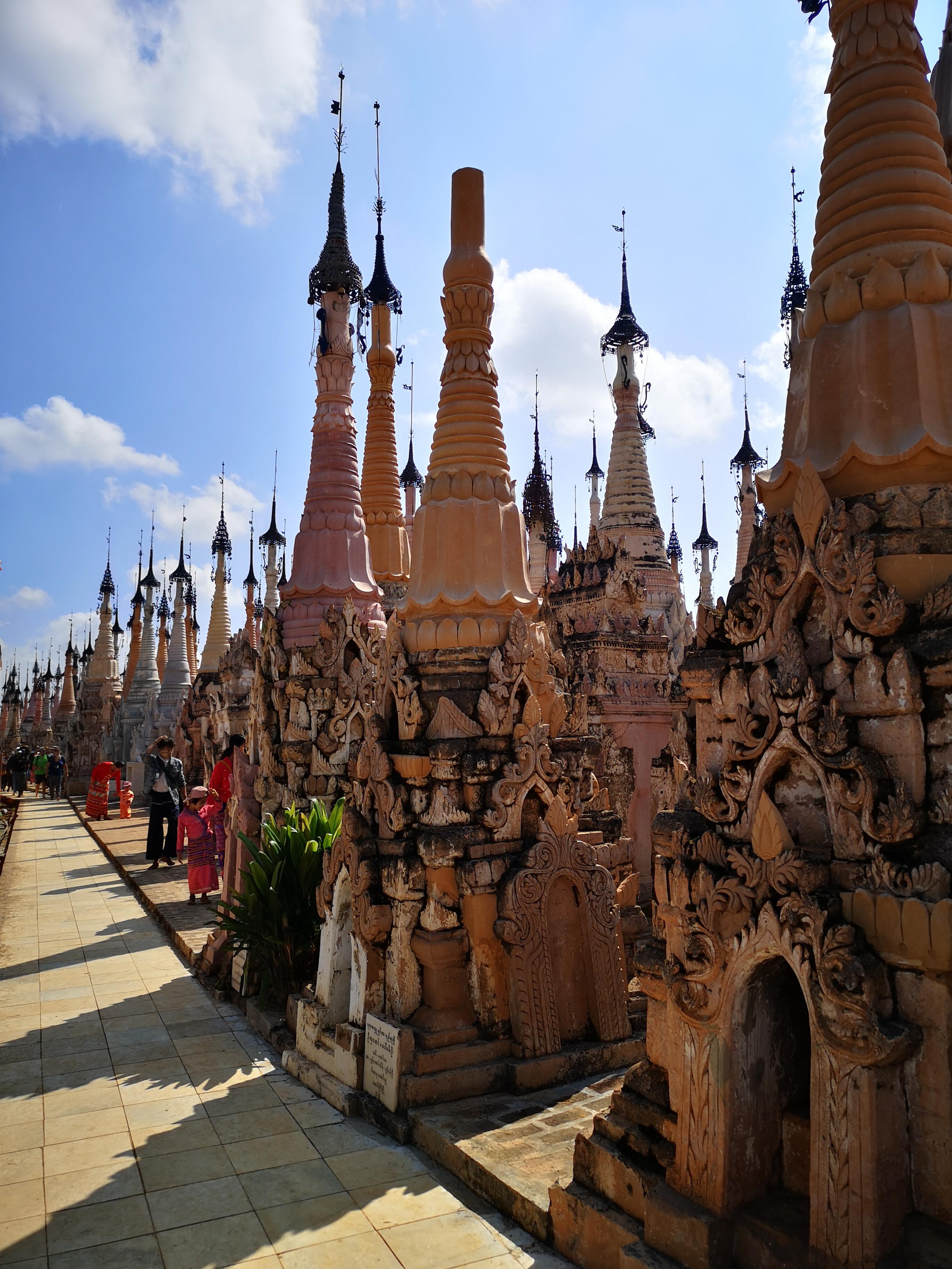 走近缅甸(18):卡固佛塔群(kakku pagodas complex)