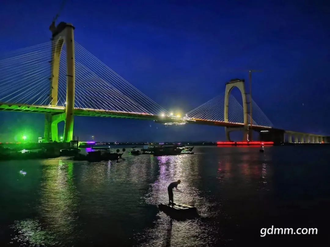 好靓!水东湾大桥超美夜景图来袭!