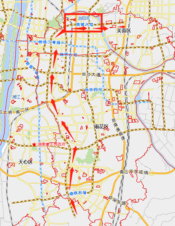 关注:长沙地铁7/8号线走向有调整?我已蒙圈!