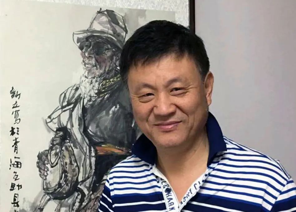 福虎迎春—画家陈新立水墨人物画艺术作品欣赏