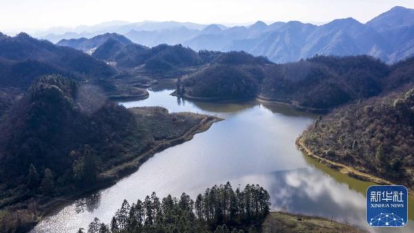 俯瞰贵州绥阳宽阔水国家级自然保护区