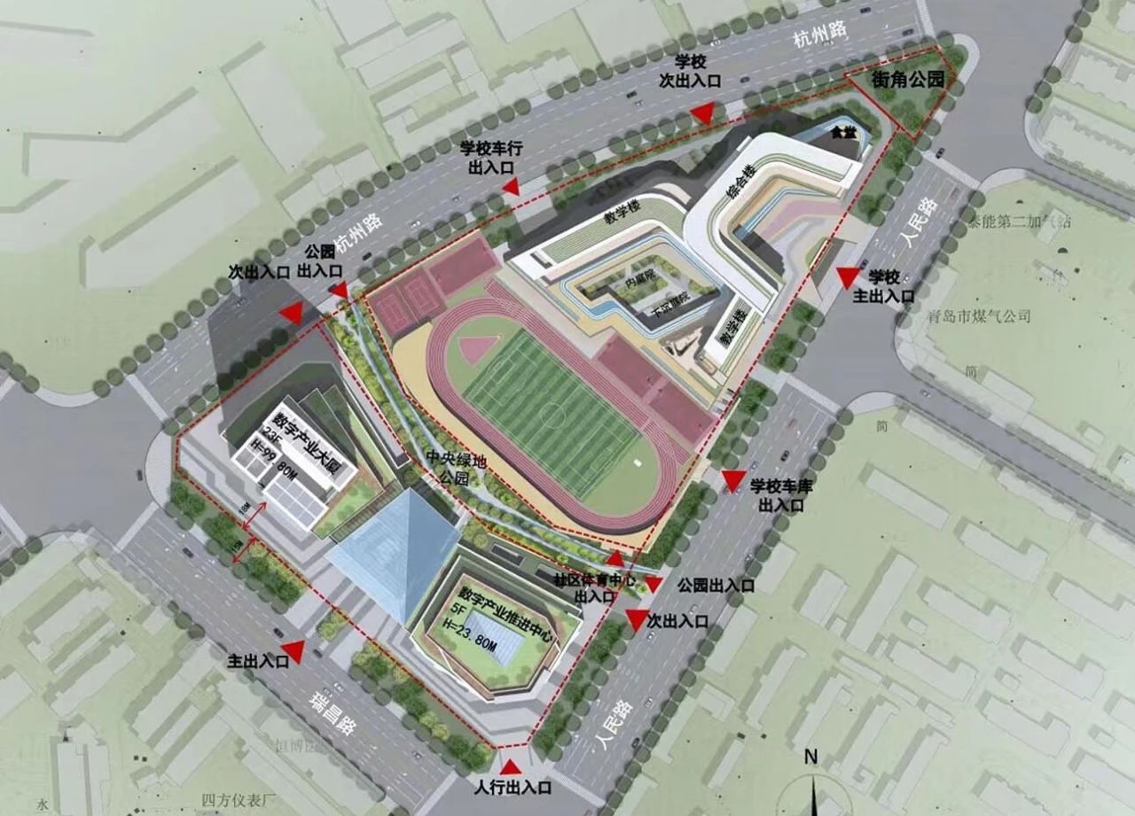 市北瑞昌路三角地控规调整,将引入产业扩建小学