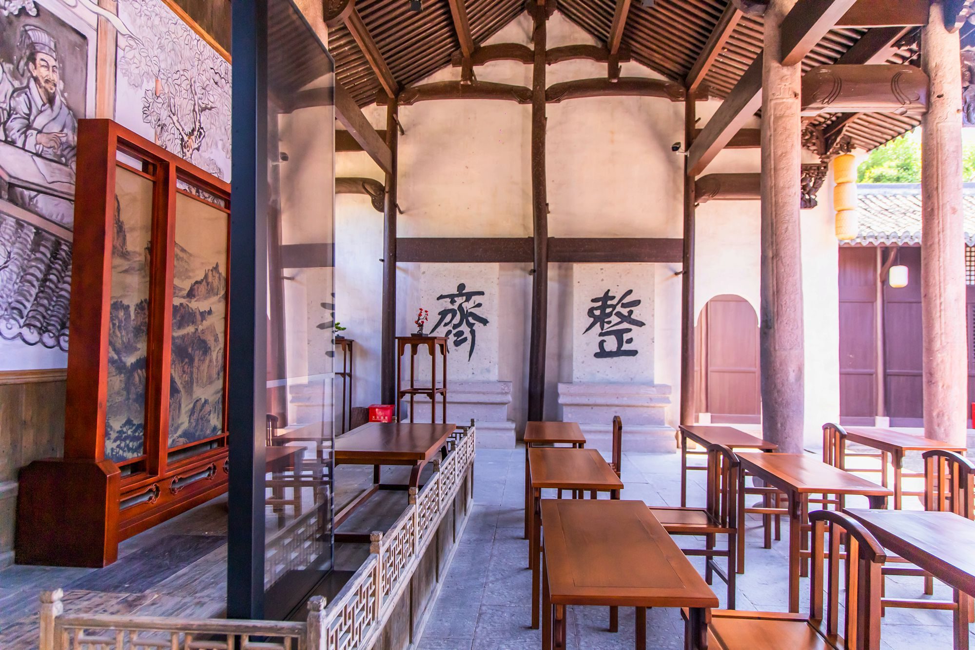 浙江台州桐江书院,被誉为"江南第一书院",众多游客慕名而来