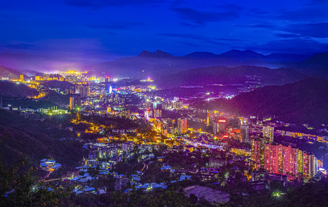 攀枝花夜景图片高清图片