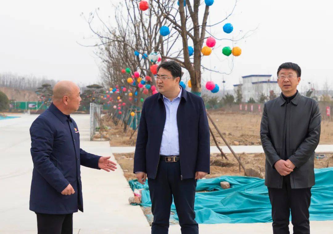 南召县委副书记,县长宋兴哲到恒利康二期项目建设工地指导工作