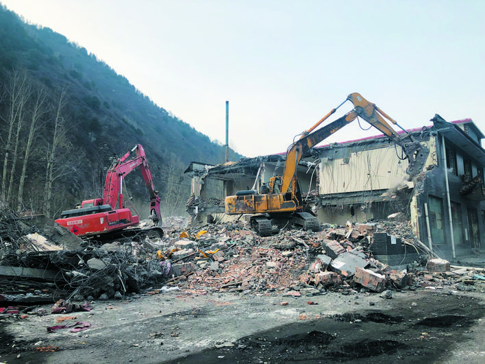 五台山景区第二轮农村房屋征迁工作蹄疾步稳