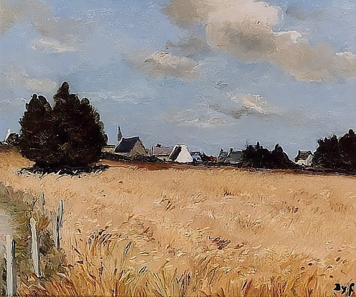 法国印象派画家马塞尔·戴夫marcel dyf 极美的人物与风景