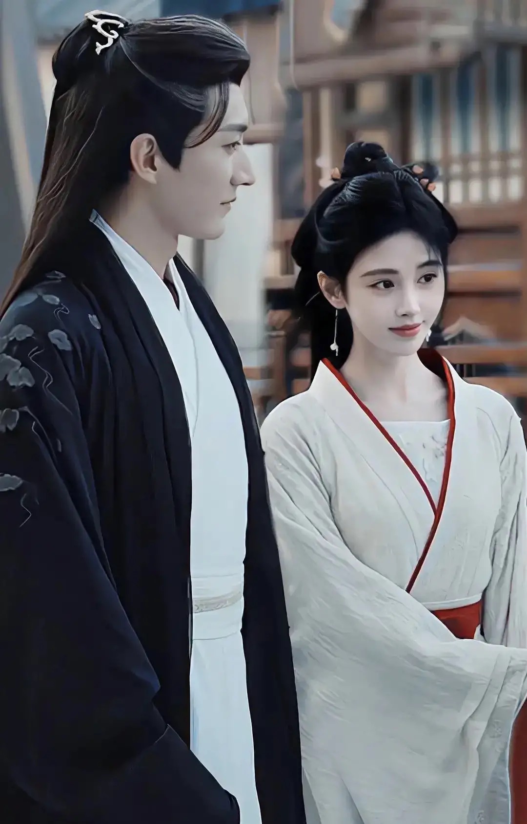 鞠婧祎《花间令》杀青,又要搭档侯明昊演《白泽令》了,资源太好