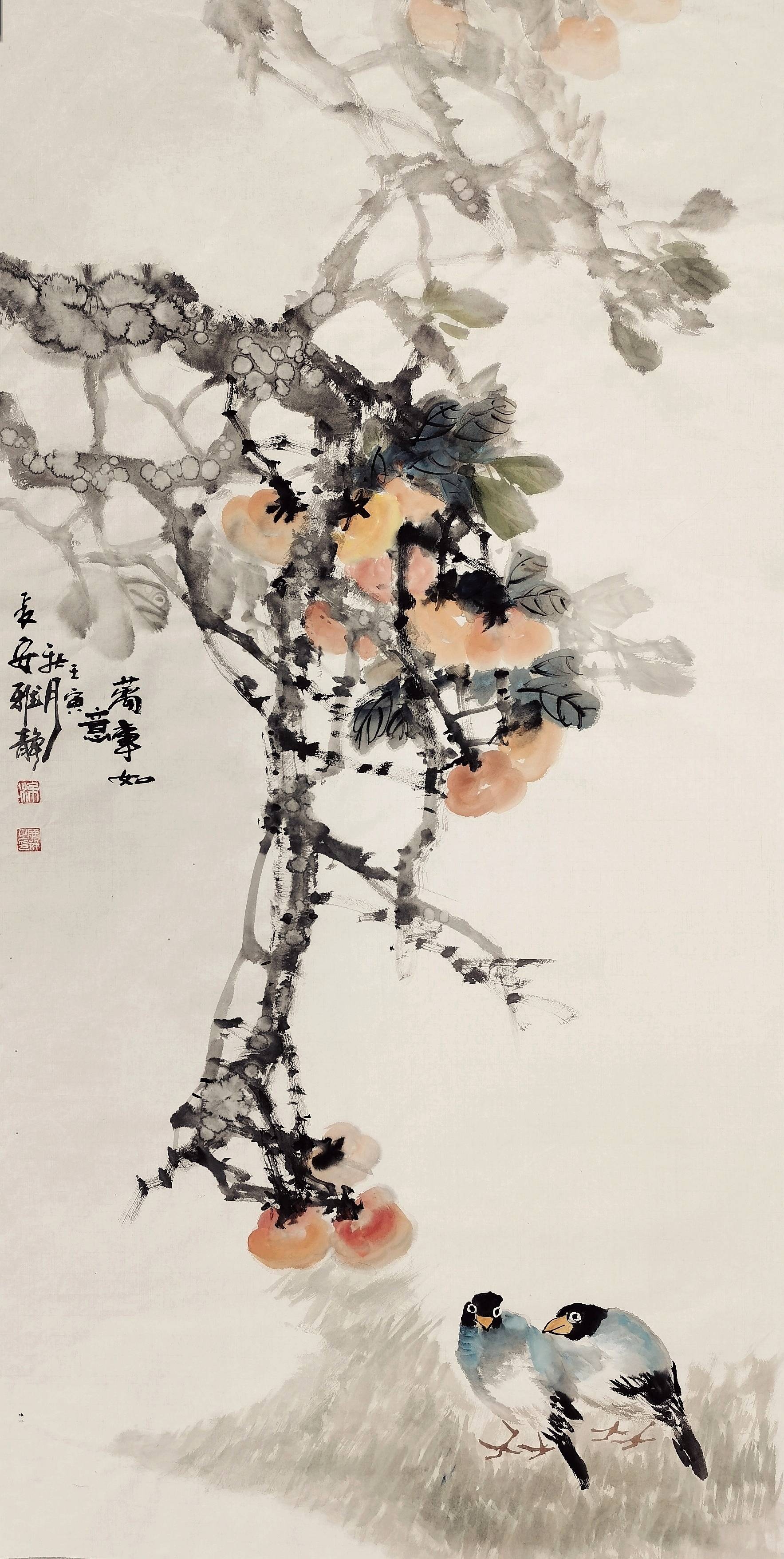 梁雅静2023花鸟作品臻品鉴赏