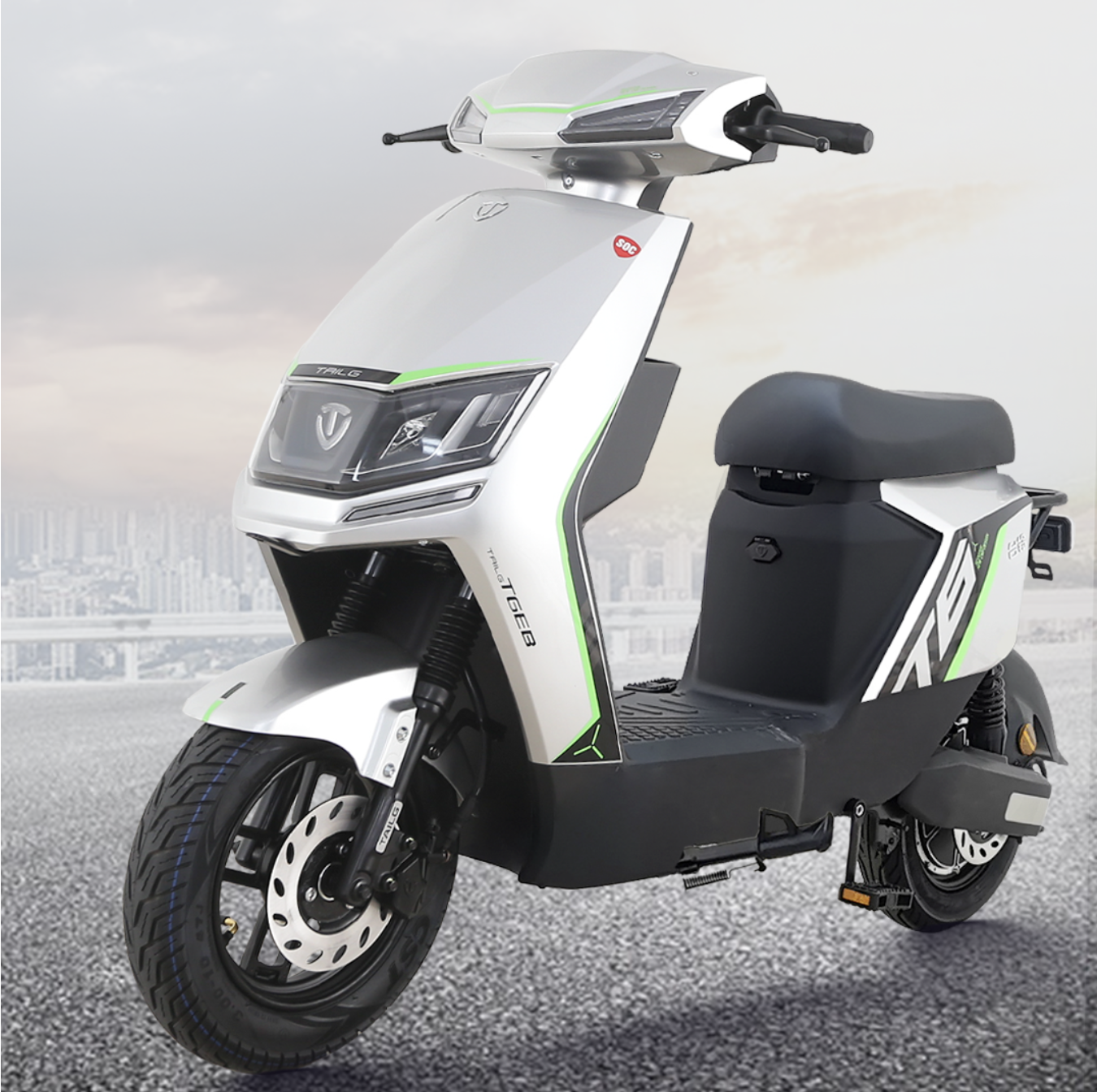 台铃发布新款电动车,造型酷炫,还配半热熔胎,久骑不累!