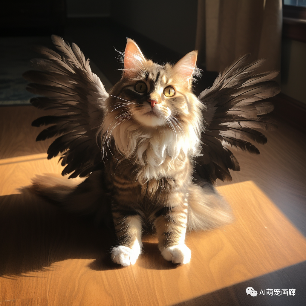 假如猫咪拥有翅膀!
