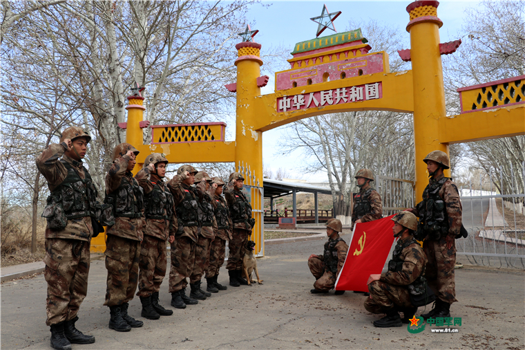 新疆军区某边防团利用13处红色资源深化党史学习教育