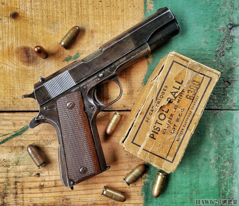 祖父留下的m1911a1手枪 特殊厂家原装品质 讲述二战老兵传奇经历