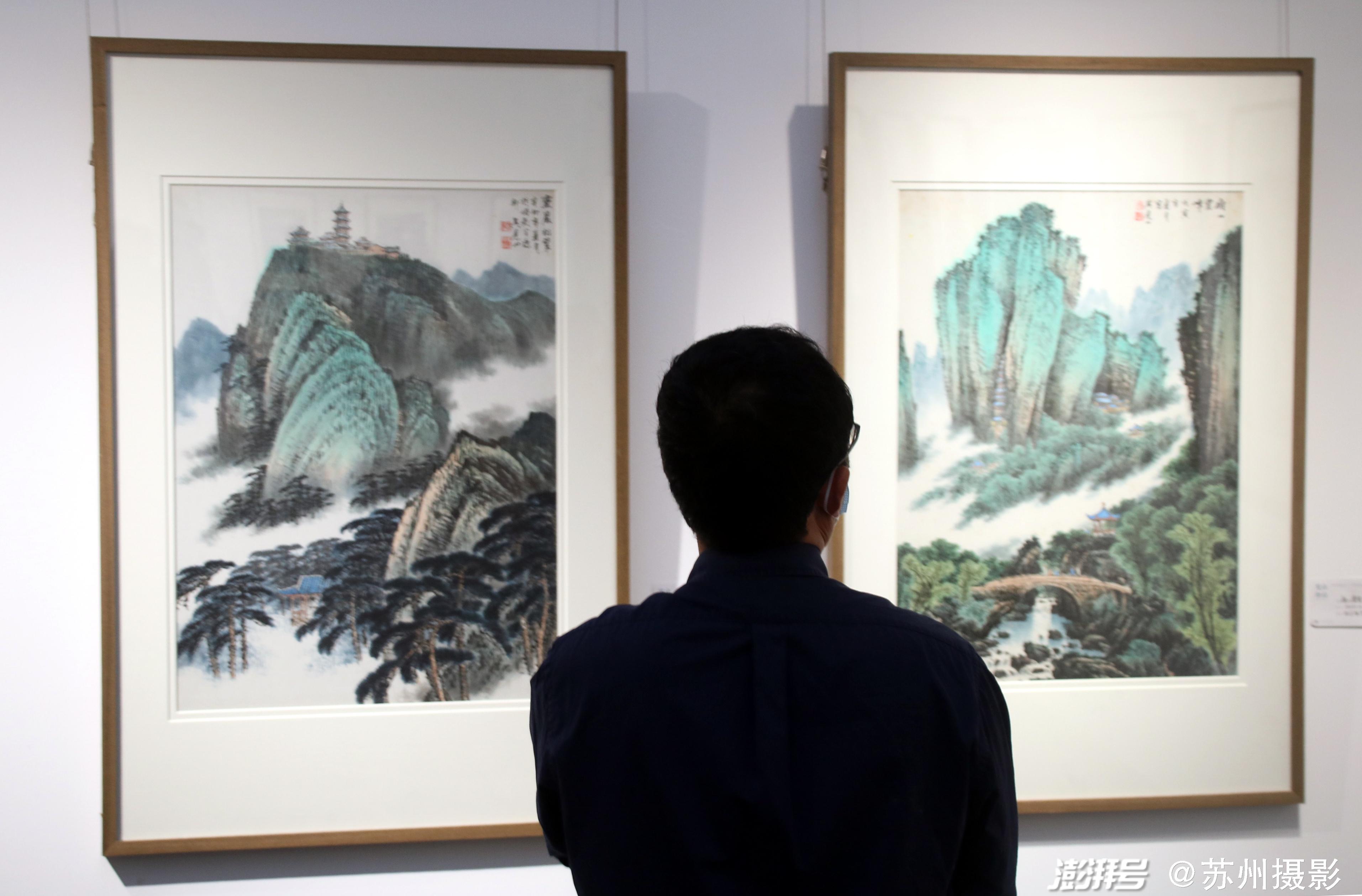 "见山如山—吴见山山水画作品展"在苏州三元美术馆开幕