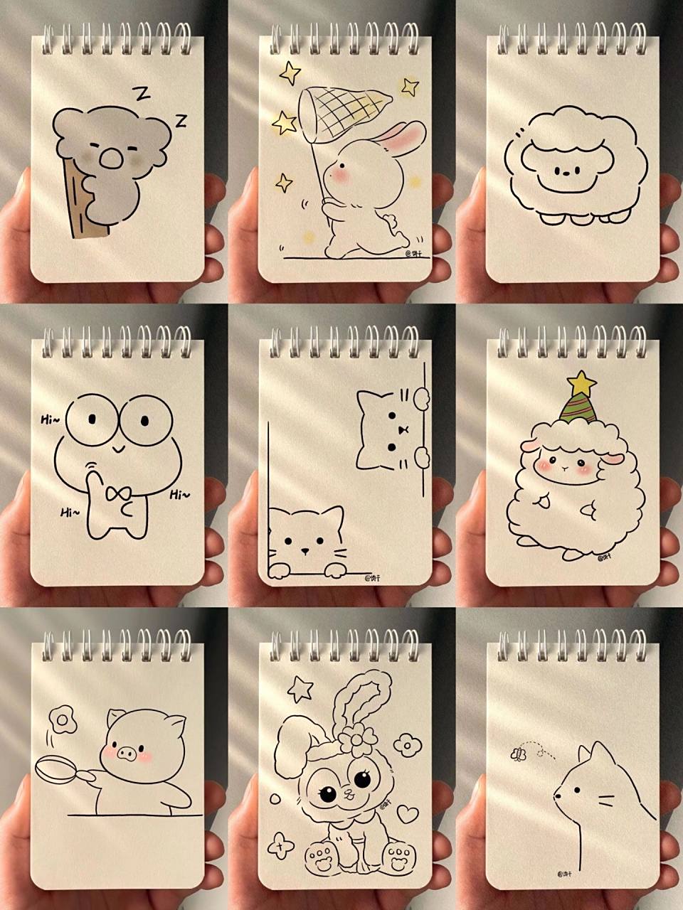 可爱的动物篇 教程在之前的作品里哦~ 你最喜欢哪只可爱的小动物呢?