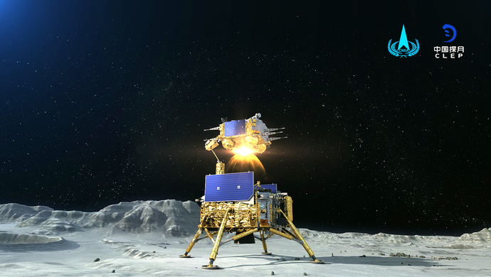 嫦娥五号上升器受控落月,圆满完成使命