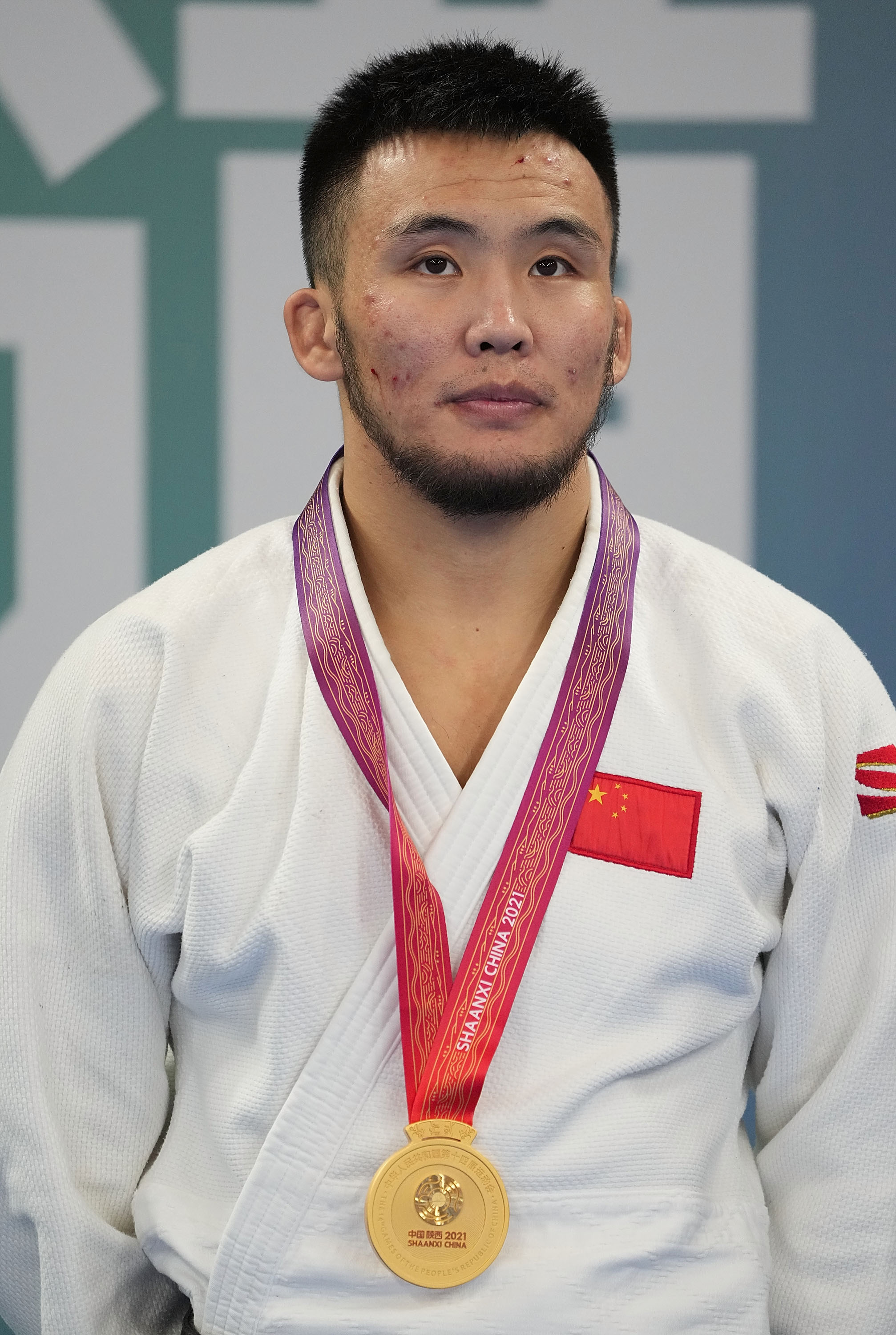 柔道——男子73公斤级决赛:青达嘎夺冠