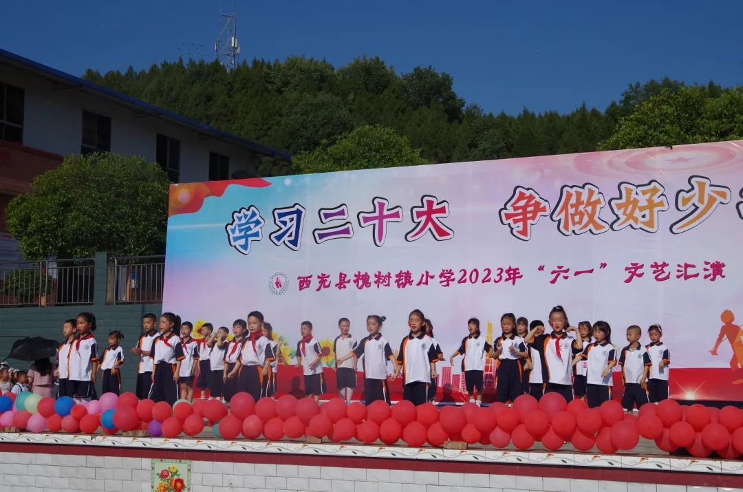 西充县槐树镇小学:学习二十大,争做好少年