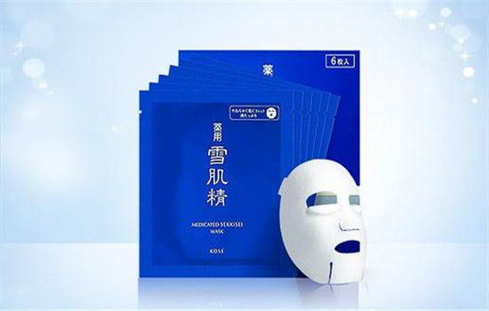 雪肌精美白黑面膜使用方法
