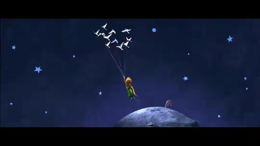 童话《小王子》中小王子对玫瑰花最后的爱