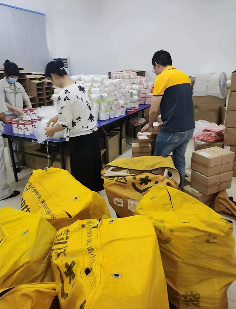 韵达快递进厂提供全链路一条龙服务,助力客户寄递无忧