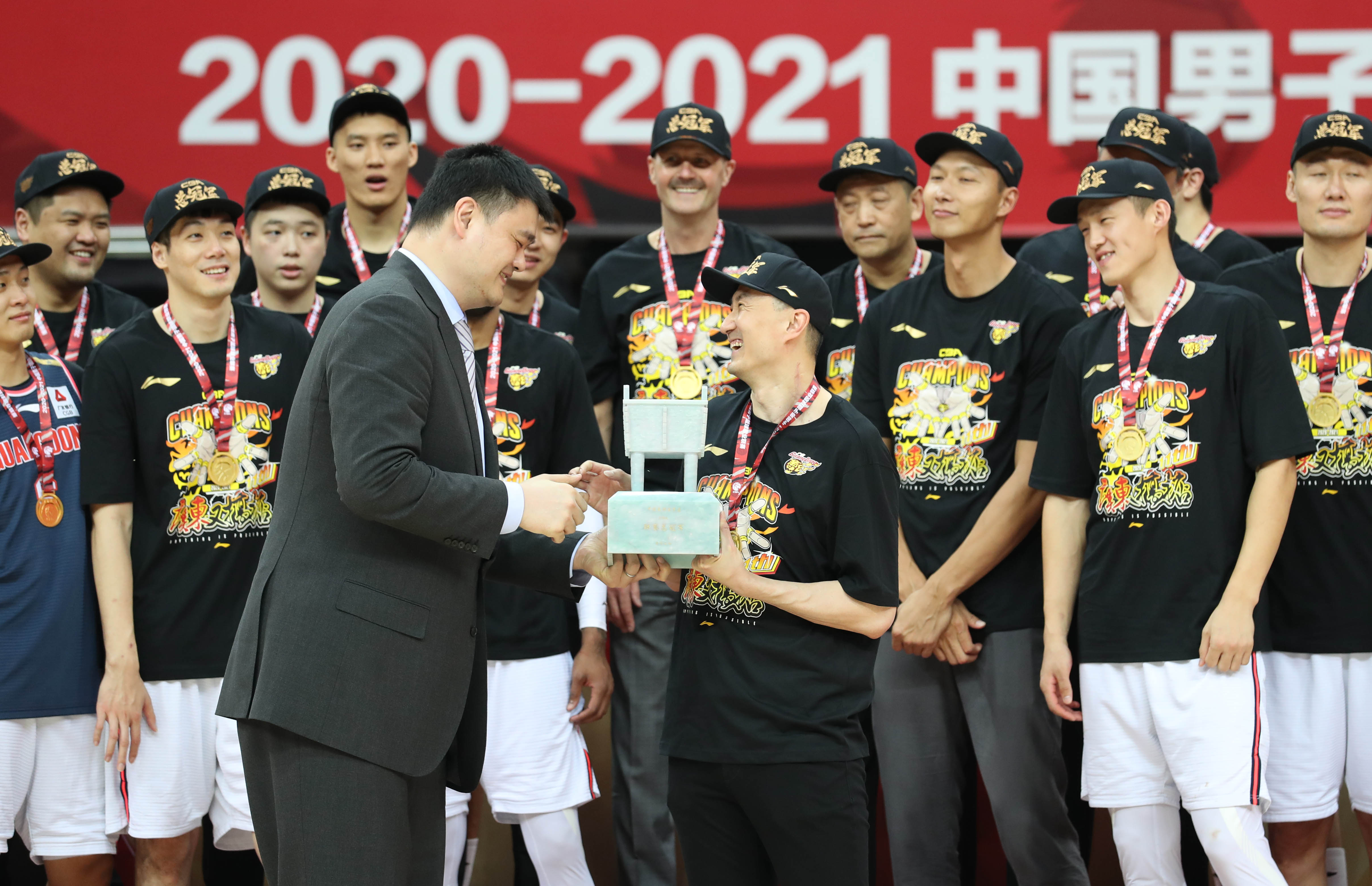 篮球——cba总决赛:广东东莞大益队夺冠(2)