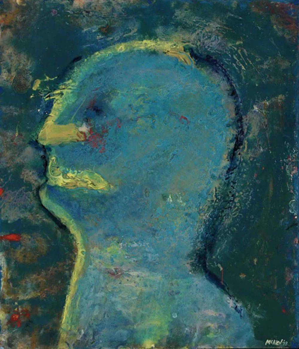色彩丰富的抽象表现主义油画︱美国艺术家乔治·麦克尼尔作品