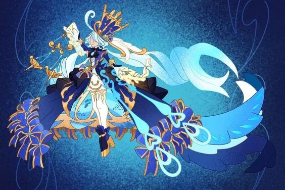 原神:钟离还有个妹妹?水神的神装放出,希格雯原型为"海天使"