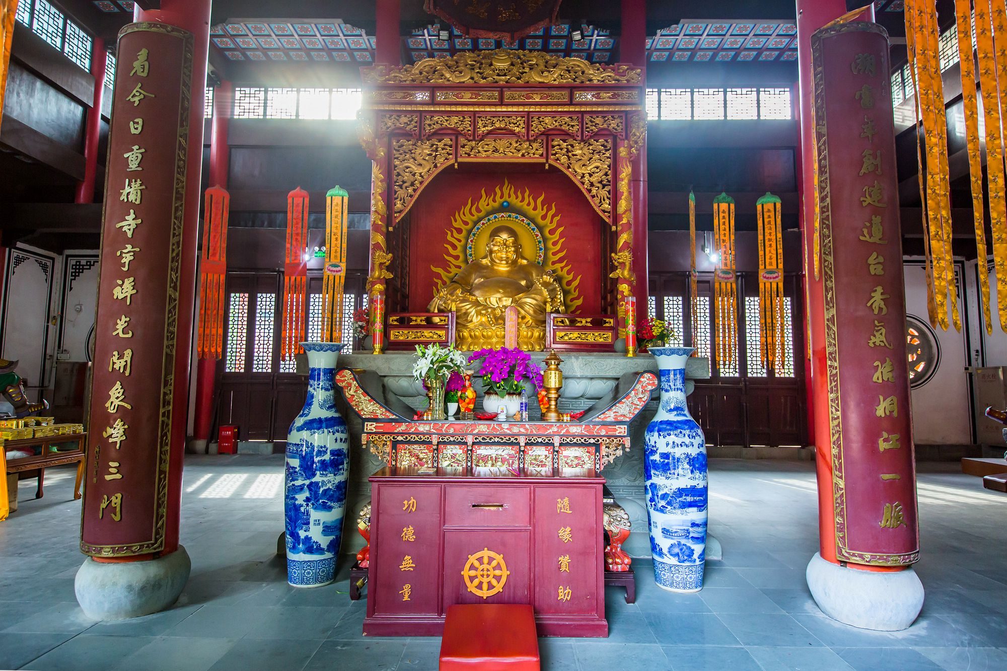 杭州桐庐圆通禅寺,环境优美,是我国建寺最早的观音道场之一