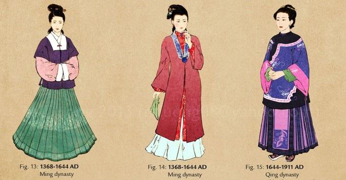 各个朝代不同的女子服饰,汉朝端庄,魏晋飘逸,带你领略古典之美