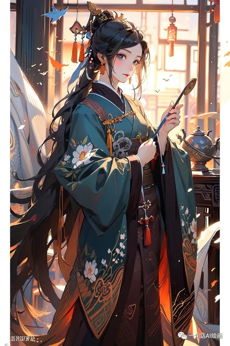 ai绘画|古装侠女风格