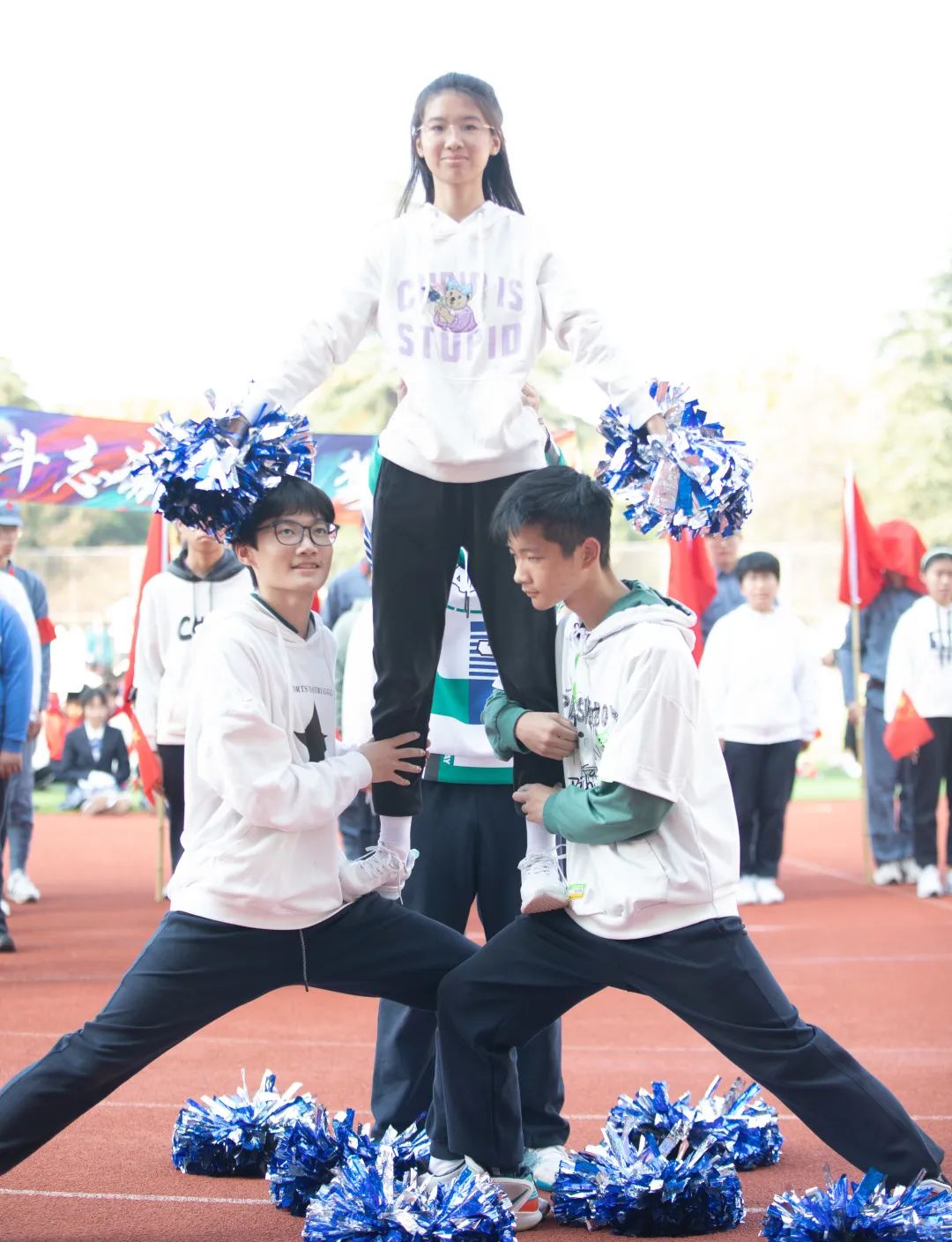 南京市第六十六中学:开幕式上刮起中国风,运动会现场精彩连连