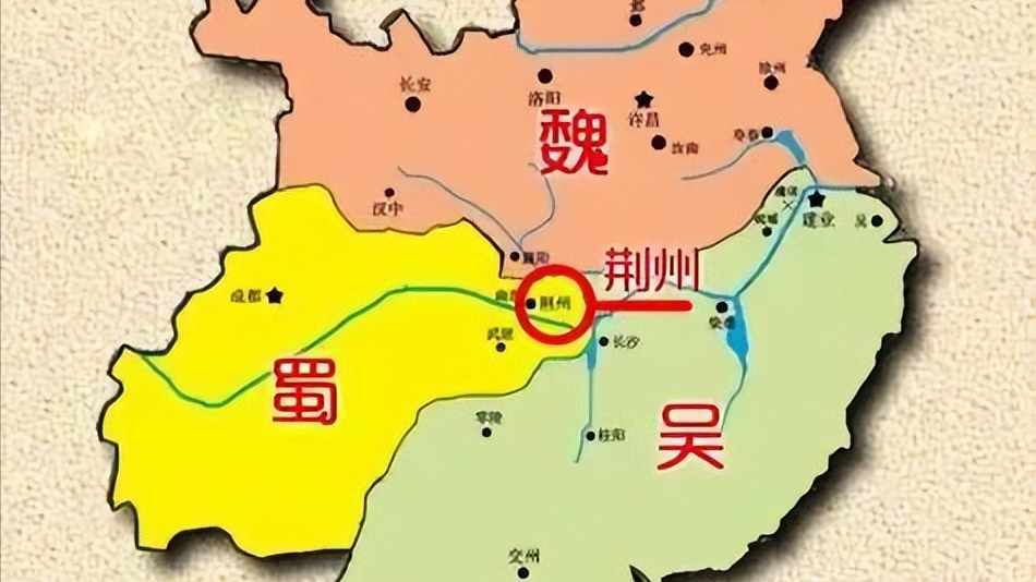 三国荆州地图图片