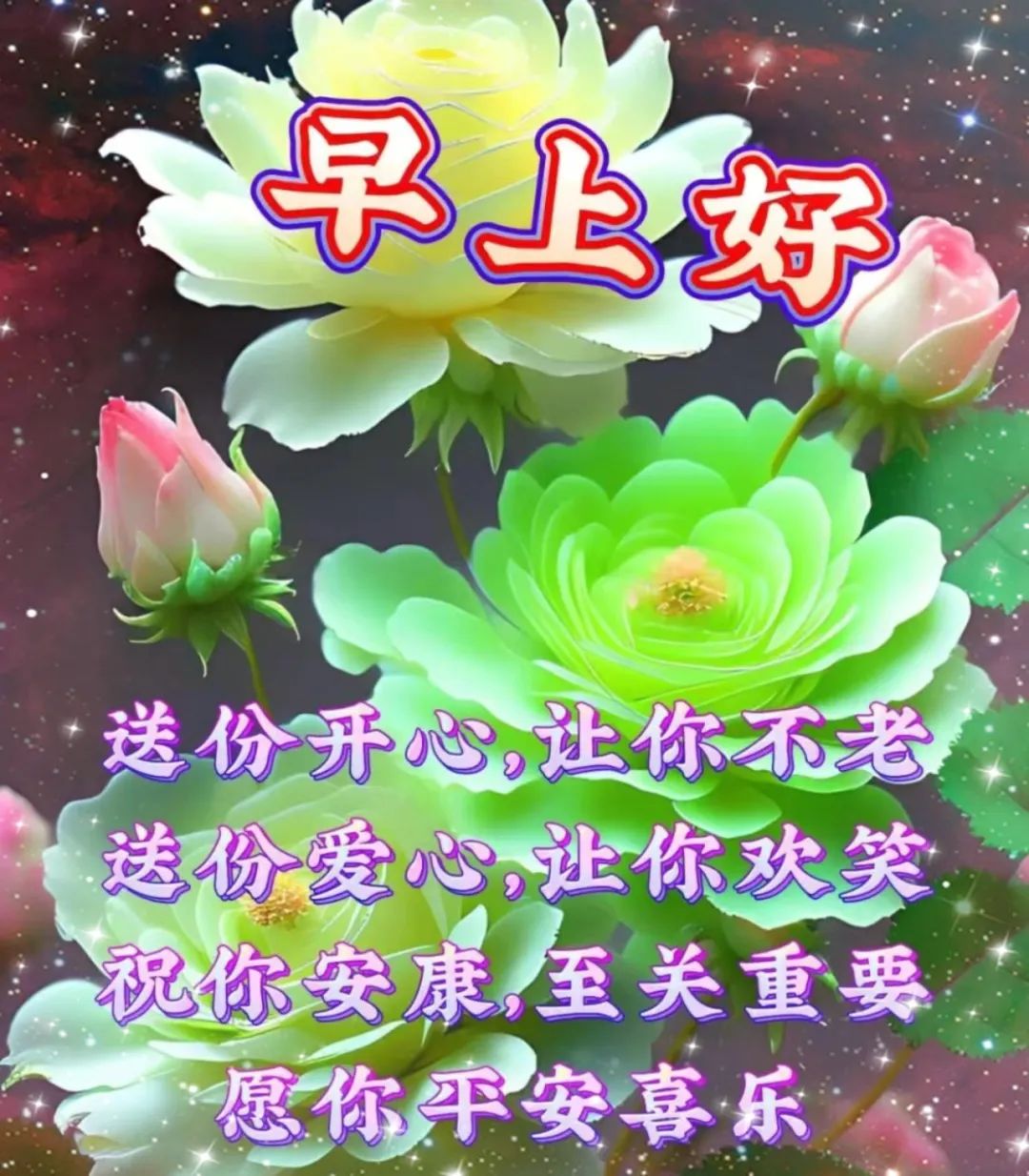 週四早安祝福溫馨圖片帶字8張,笑口常開心舒暢,健康幸福每一天