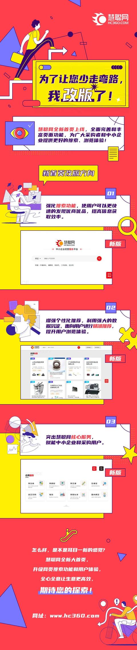 慧聪网首页改版啦!全新面貌,速来围观!