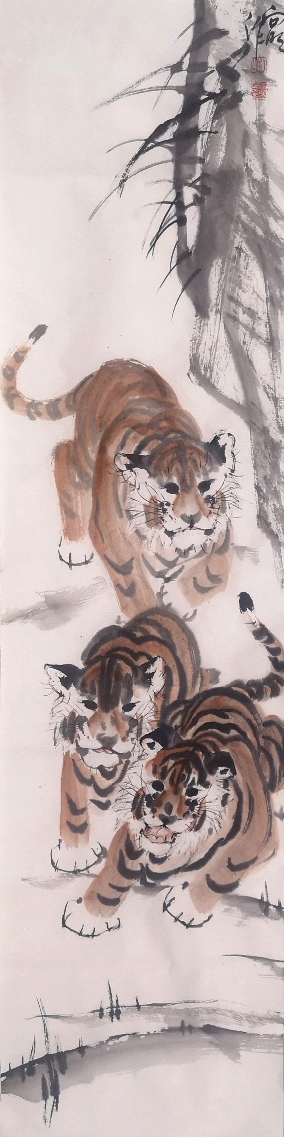 「百年传承」闪耀中华·虎啸生风——画家向明艺术作品展