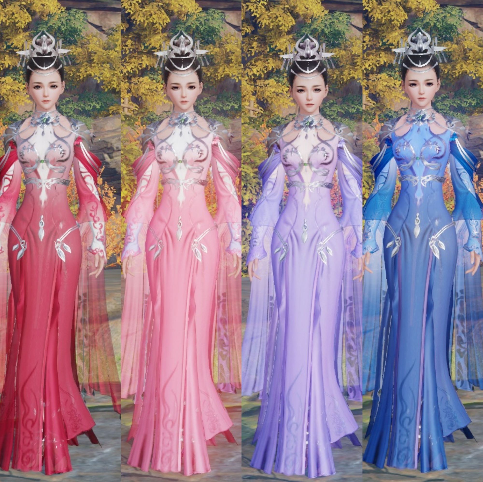 剑网3七秀坊秀姐校服合集其二,商城无滤镜直出全图鉴