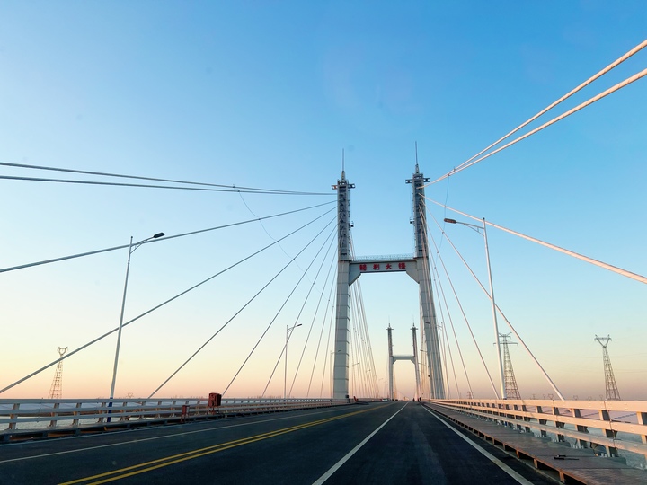 黄河入海口交通要道胜利黄河大桥明日新装亮相,免费通行