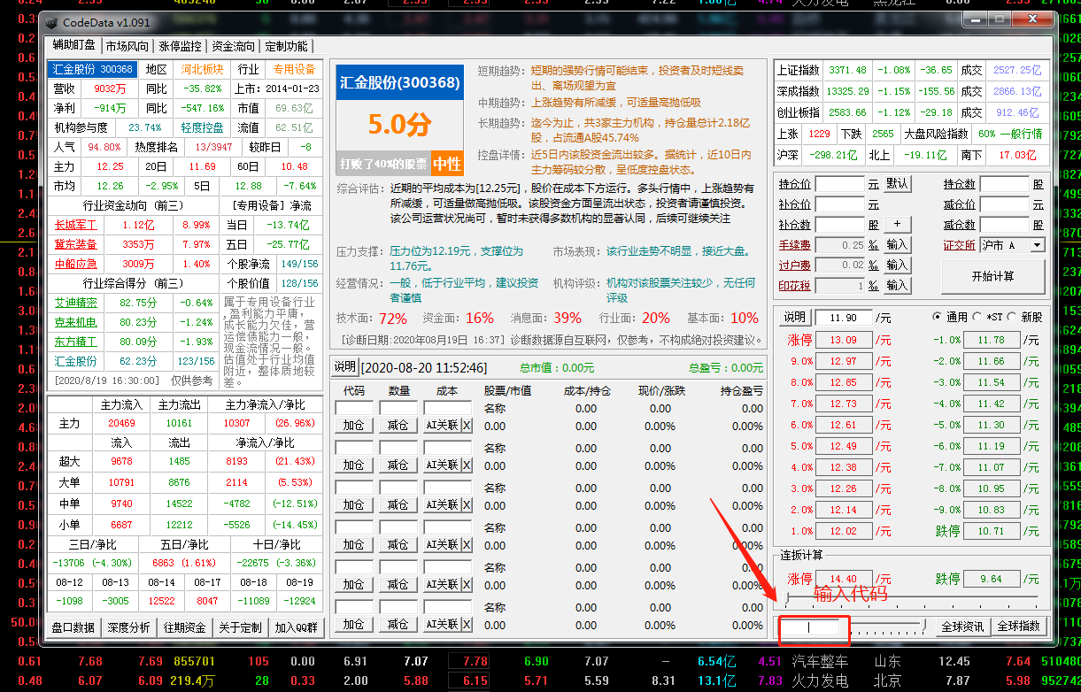 通达信全面看盘小工具—专属全能盯盘神器!数据太全面了