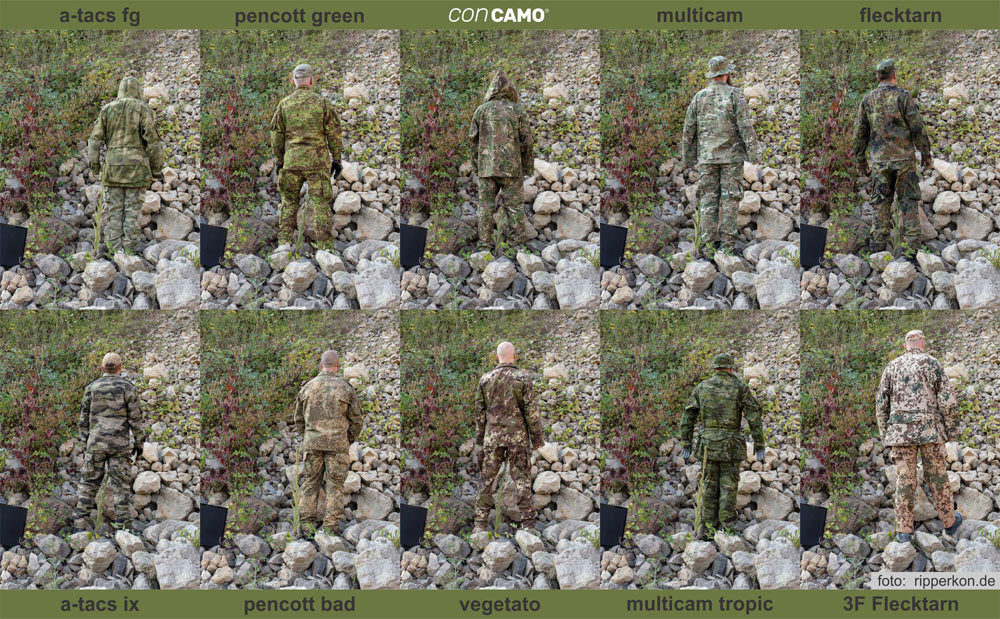 concamo迷彩伪装效果有多强?德国专业团队奉献横向对比评测