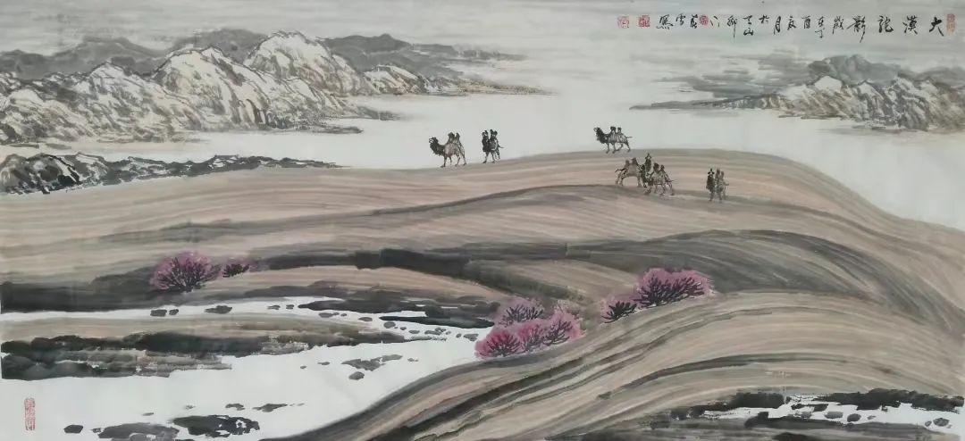 「津门网」吴春雪:在传承中探索新疆山水画