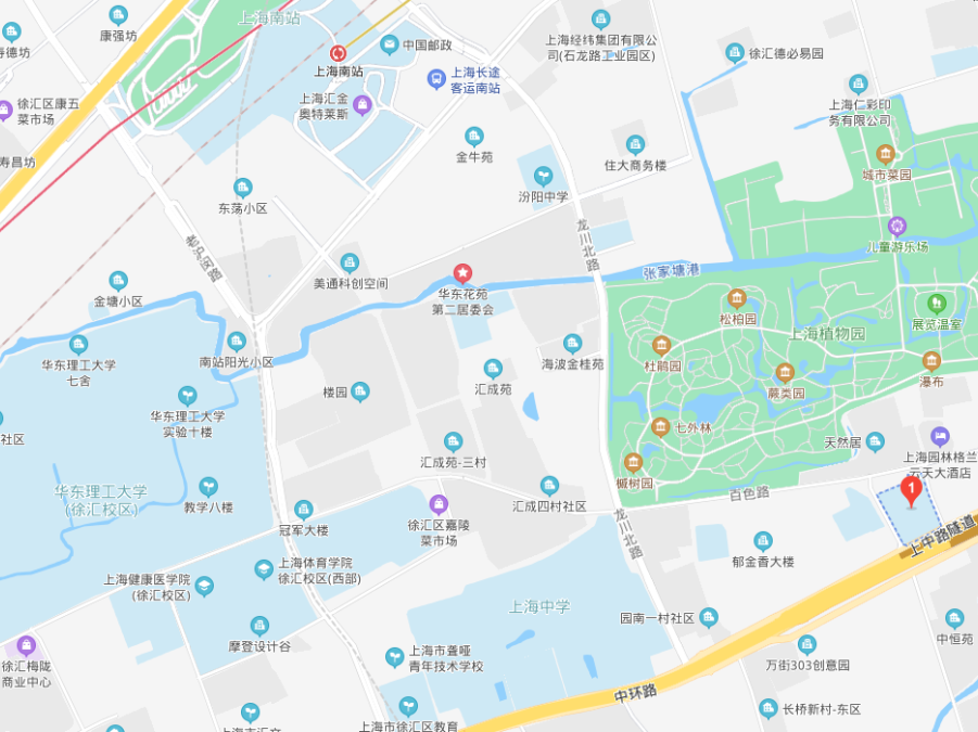 华东理工大学徐汇地图图片