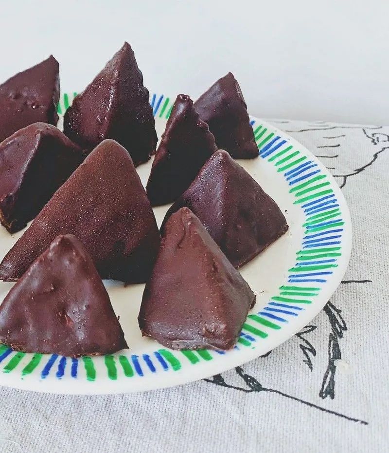 脆皮抹茶巧克力粽就做好啦