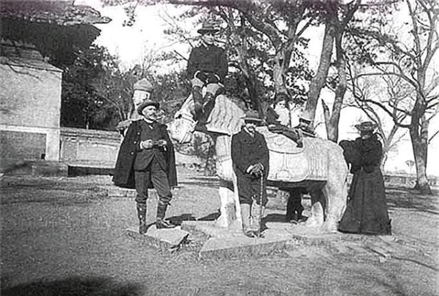 老照片:百年前的京郊公主坟,谁能想到以前是这样