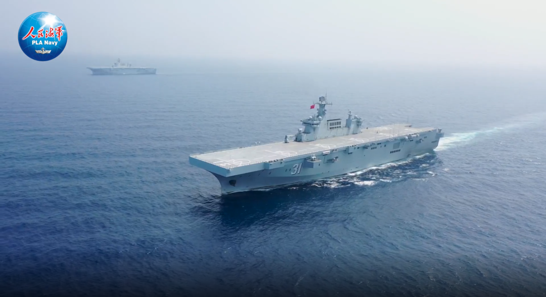 官宣!人民海军第三艘075型两栖攻击舰入列