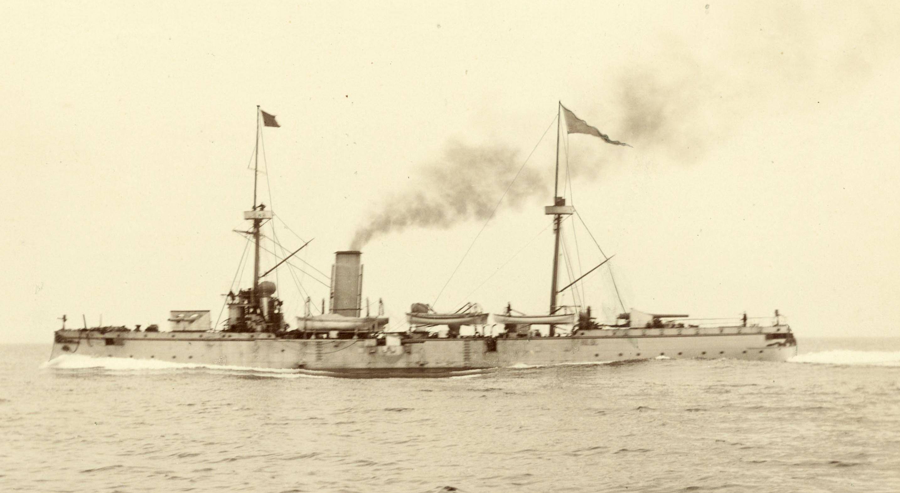 阅读历史,甲午国殇,北洋水师装备系列:靖远号防护巡洋舰