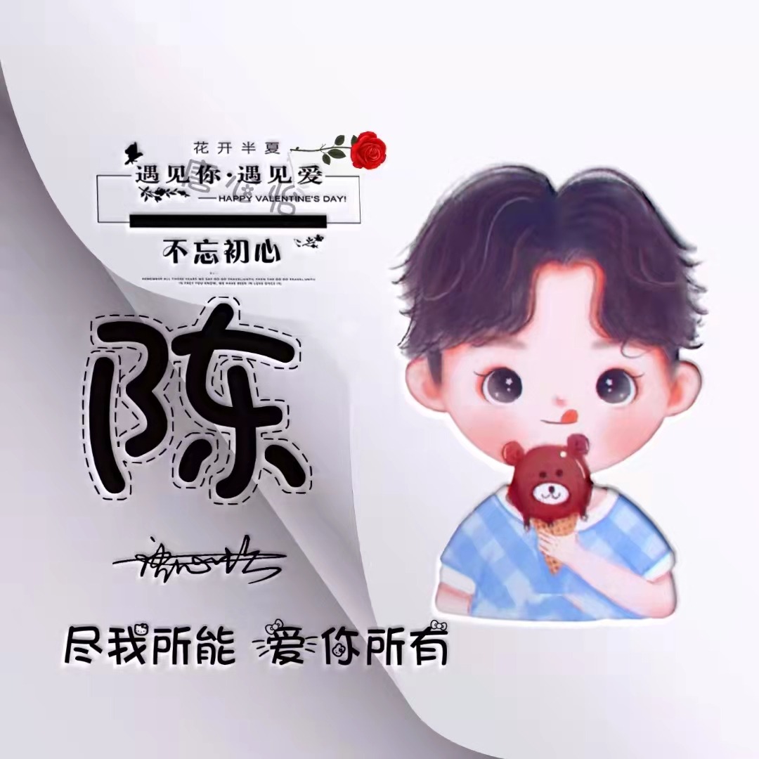 七月姓氏头像最新,3d高端商务大气签名头像,喜欢的请带走