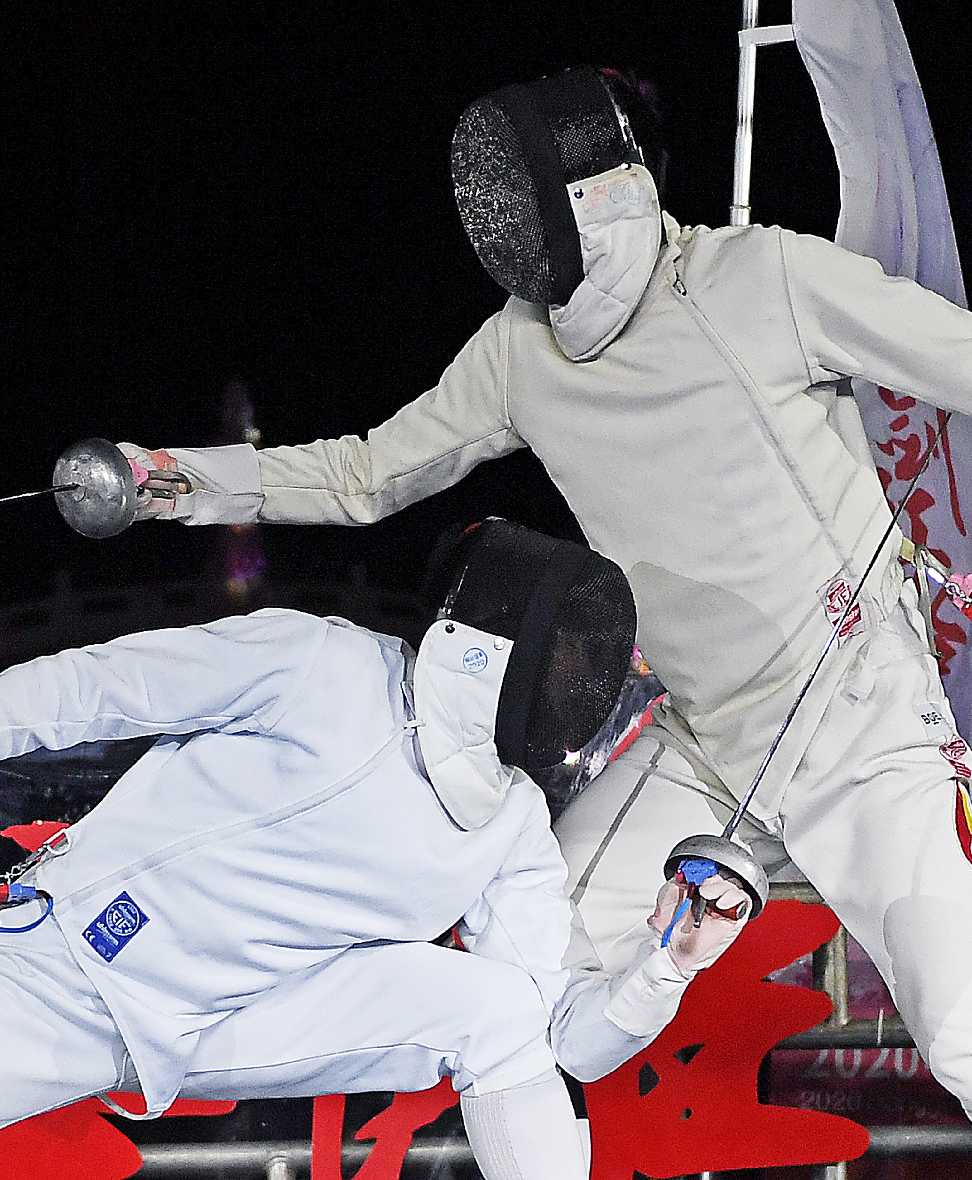 击剑——中国大师赛男子重剑赛况